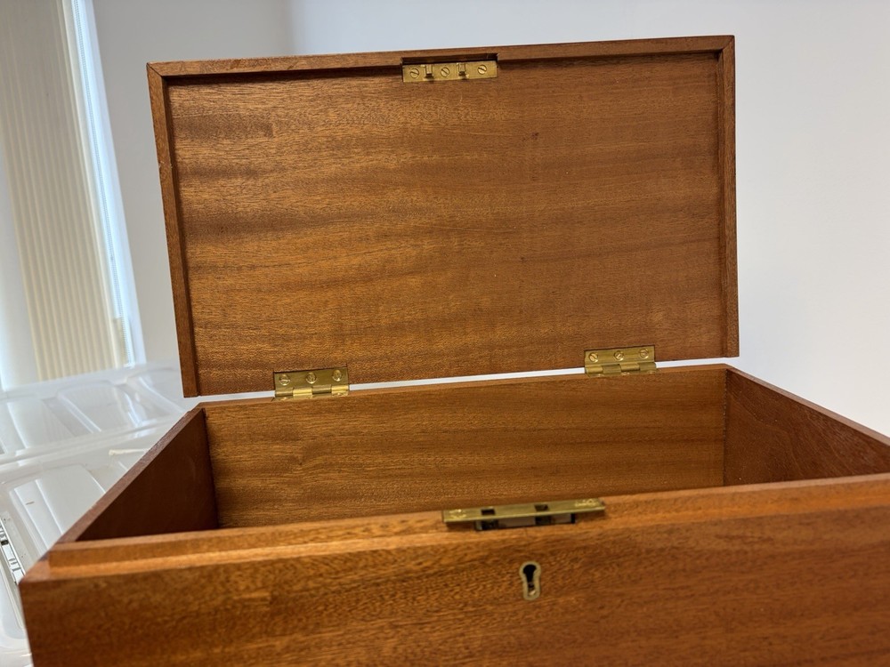 Mahogany Tool Box For Vintage Car