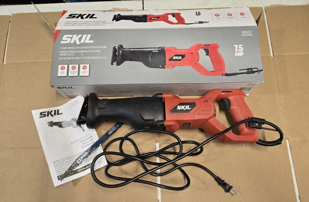 Skil 9206 7.5-Amp Variable Speed Corded Reciprocating Saw