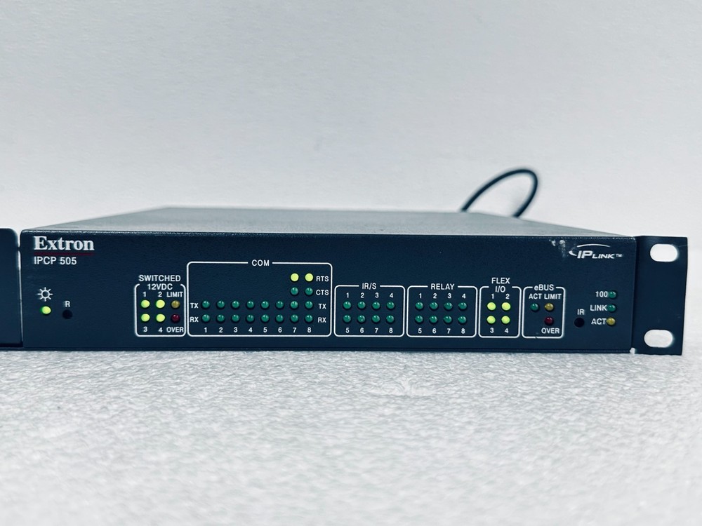 Extron IPCP 505 AV Automation Control Processor RS232 IR IO w HAE 100 & RACK 🚚