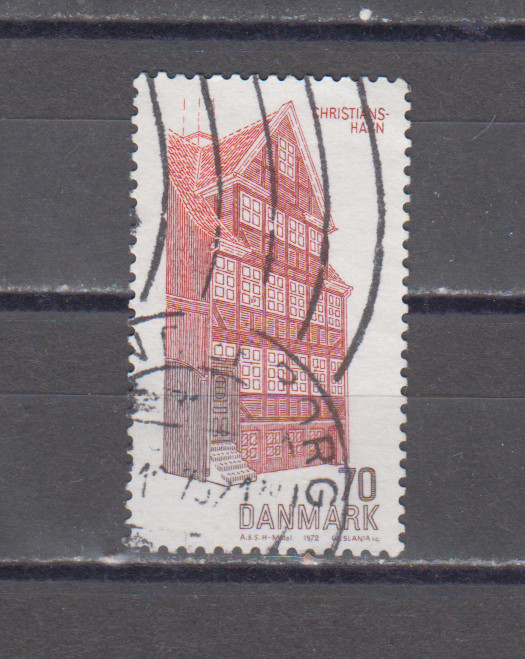 DENMARK : 1972 - USED - SCOTT #  515    ARCHITECTURE