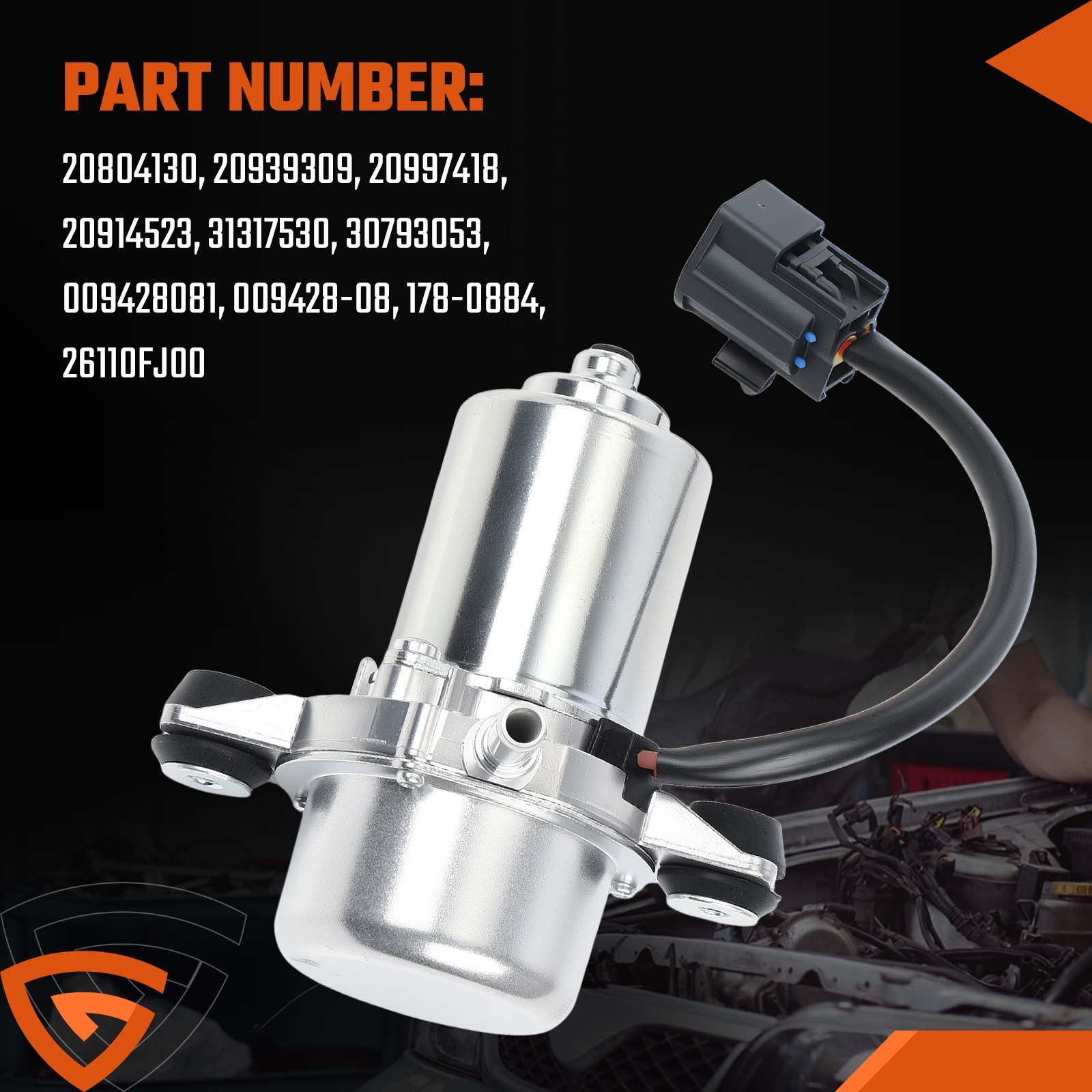 Electric Vacuum Pump Power Brake Booster Auxiliary Pump Assembly For GM DC 12V