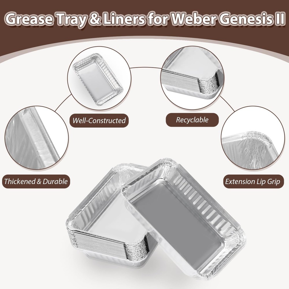 93305 Catch Pan for Weber Genesis II e-310 e-315 e-325 e-330 e-335, Drip Pan ...
