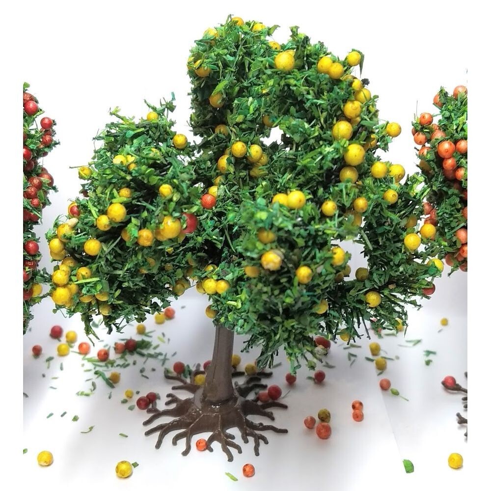 3 FRUIT TREES 6 CM - Artisan32 - 05817