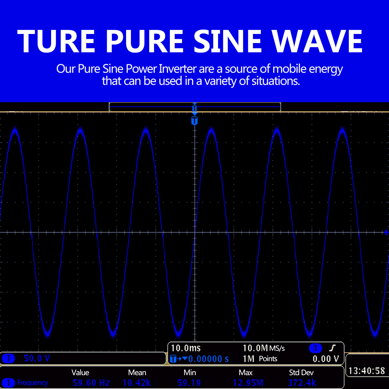 Pure Sine Wave 2000Watt Car Power Inverter Converter DC 12V to 120V AC VOLTWORKS