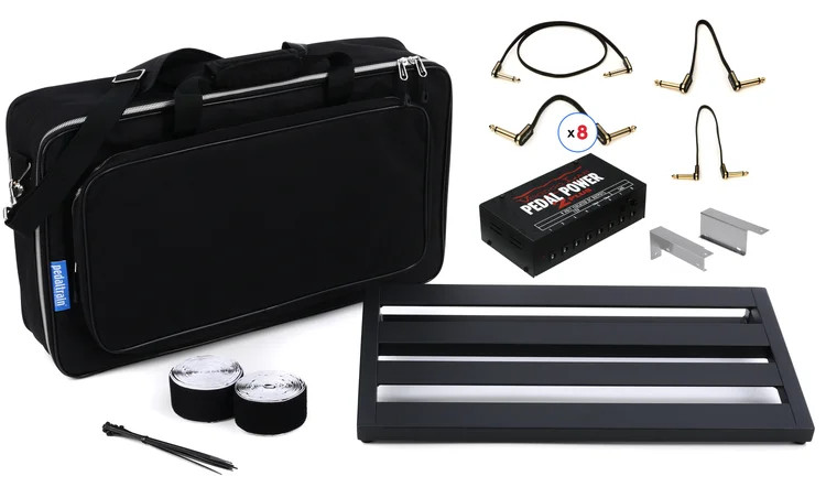 Pedaltrain Performance Pedalboard Kit with Voodoo Power & EBS HP Cables