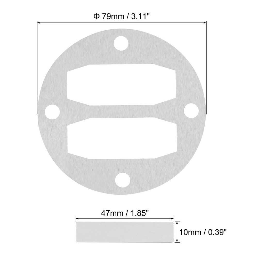 2 Set Central Pneumatic Compressor Parts Replacement Freight Gasket Test Kit