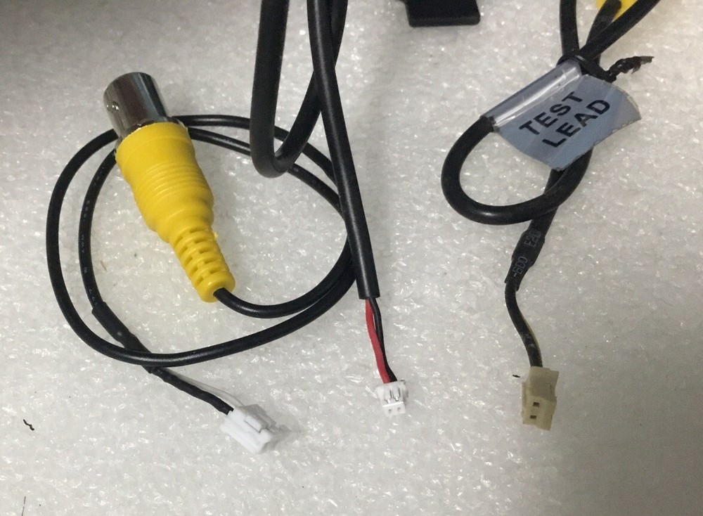 TEST LEAD for Surveillance CCTV Security Camera, 3 Different Size / Plugs + Key