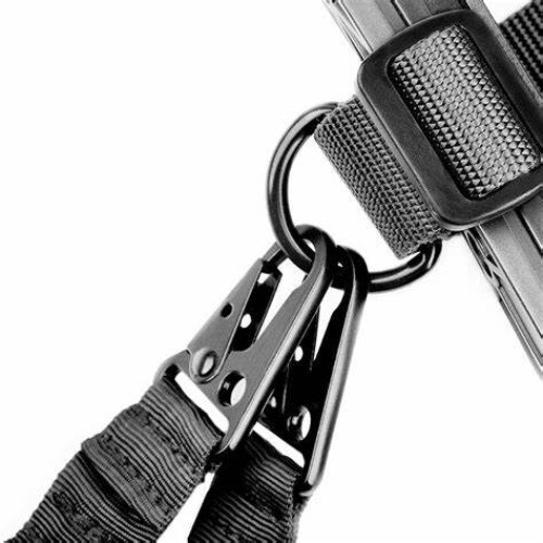 Adjustable Rifle Sling Universal Gun Slings 1.25” Nylon Strap with D Ring Loop