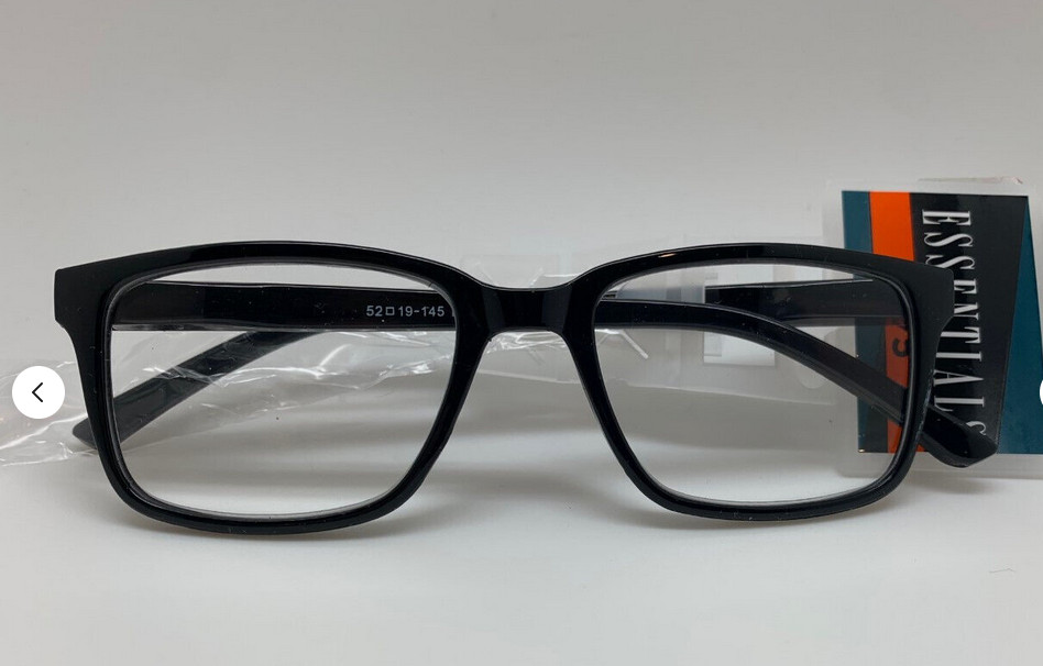 Foster Grant Essentials TSS1009 Blk Reading Glasses