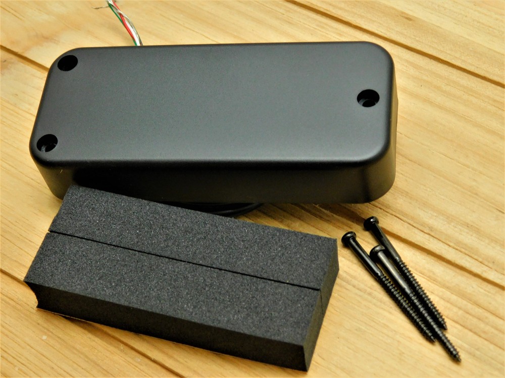 4-string Soap bar Bass pickup / Ceramic Black
