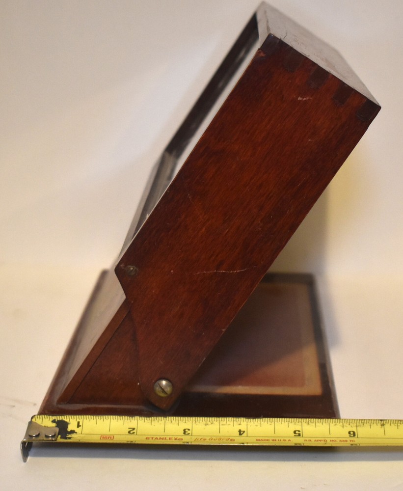 Antique 1919 Boye Needle Sewing Hook Advertising Counter Display Case