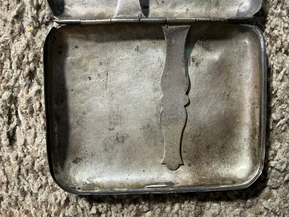 GORHAM Sterling Silver B150 Cigarette Case 3 oz pre 1918 DENTED needs cleaning