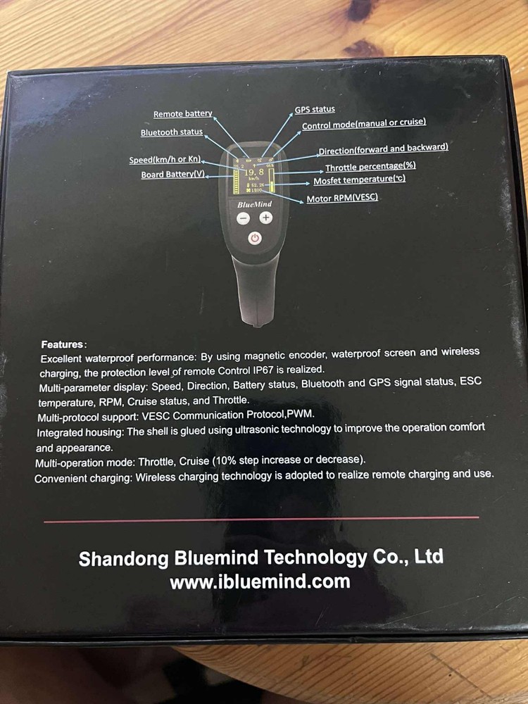 Bluemind Waterproof Intelligent Remote Controller for Jetsurf Efoil