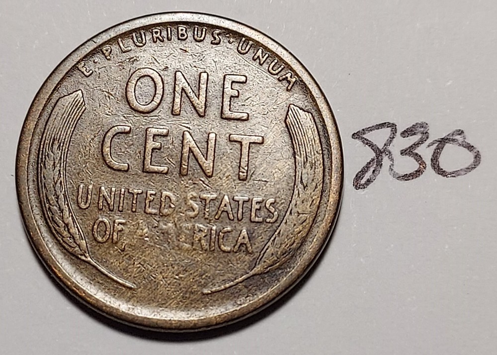 1921-S Lincoln Wheat Cent #830