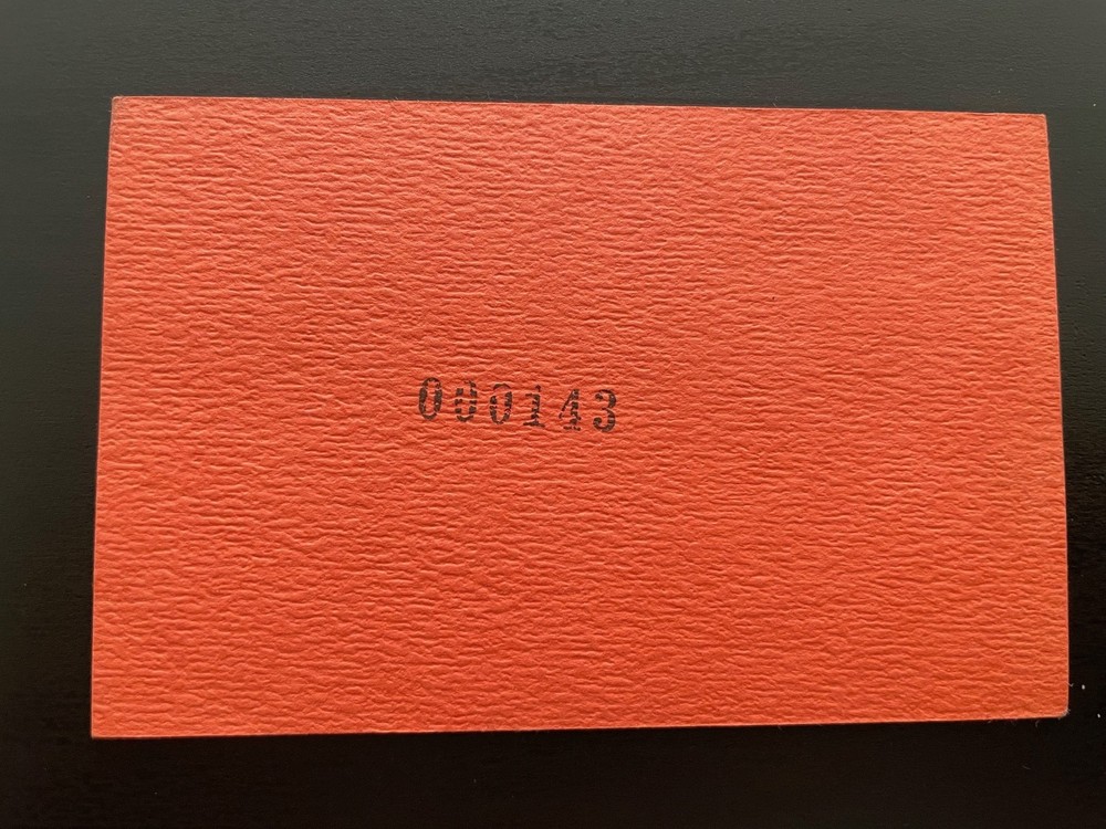 UK Jenks Bar The Eurythmics Ticket Stub