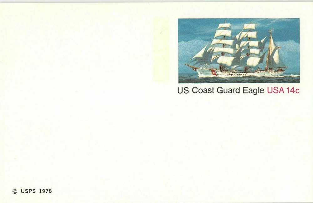 COAST GUARD EAGLE  1978 MINT POSTAL CARD  MINT  POSTAL CARD   #UX76