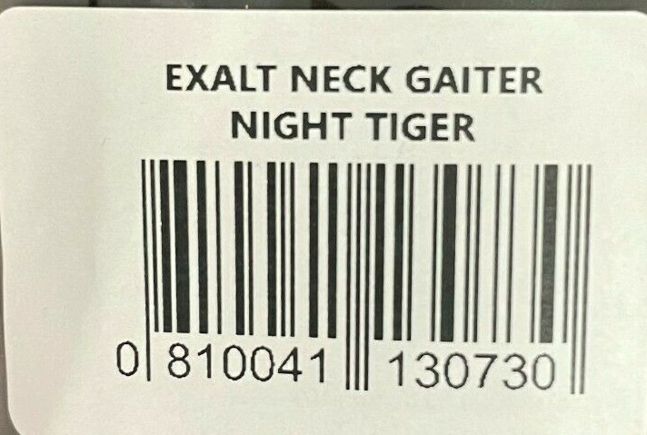 NEW Exalt Neck Gaiter - Night Tiger
