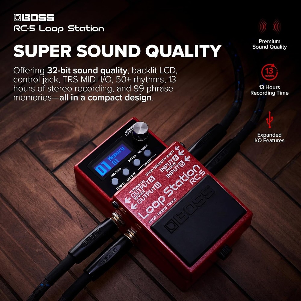 Boss RC-5 Loop Station Looper Pedal