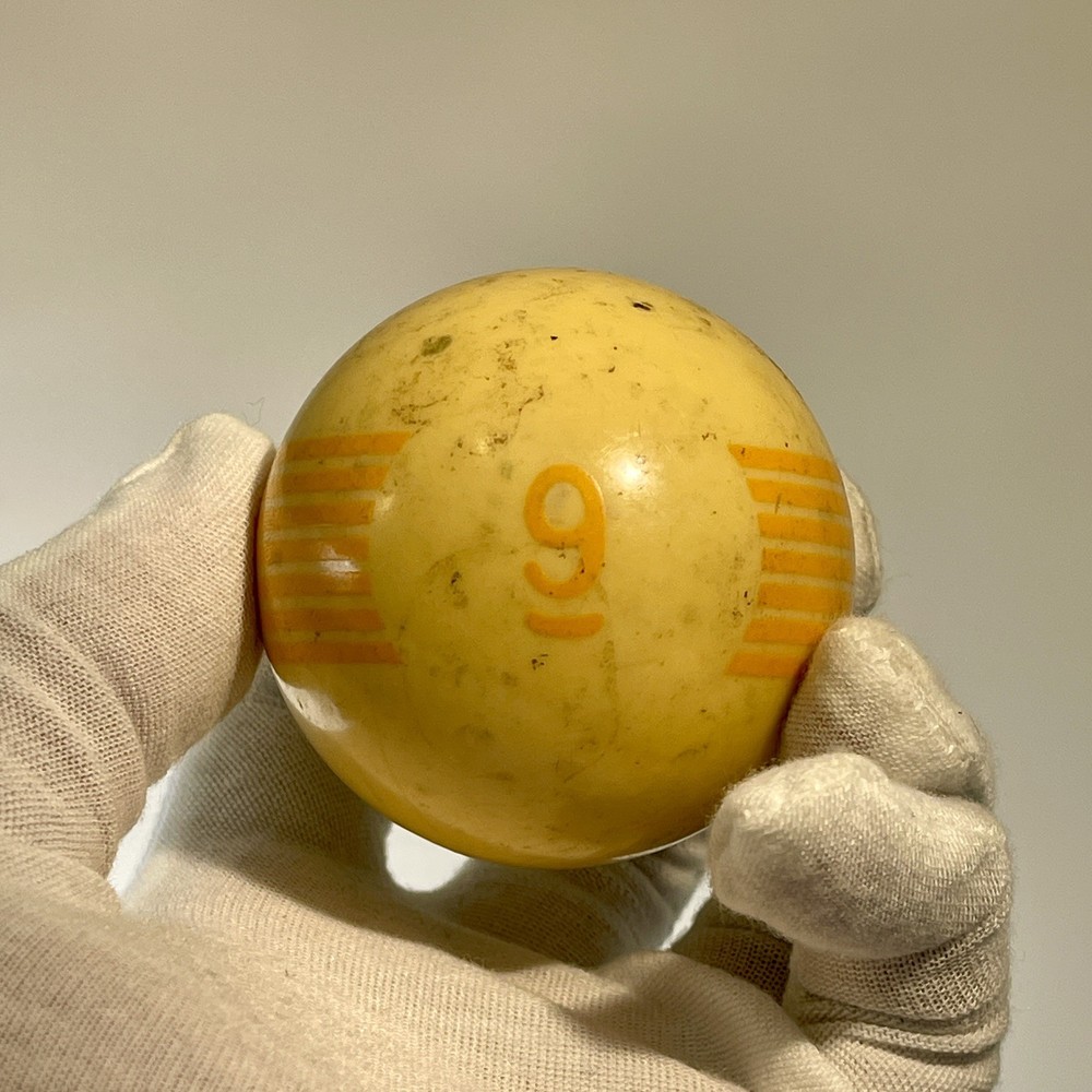 Vintage 9 Nine Ball Billiard Ball