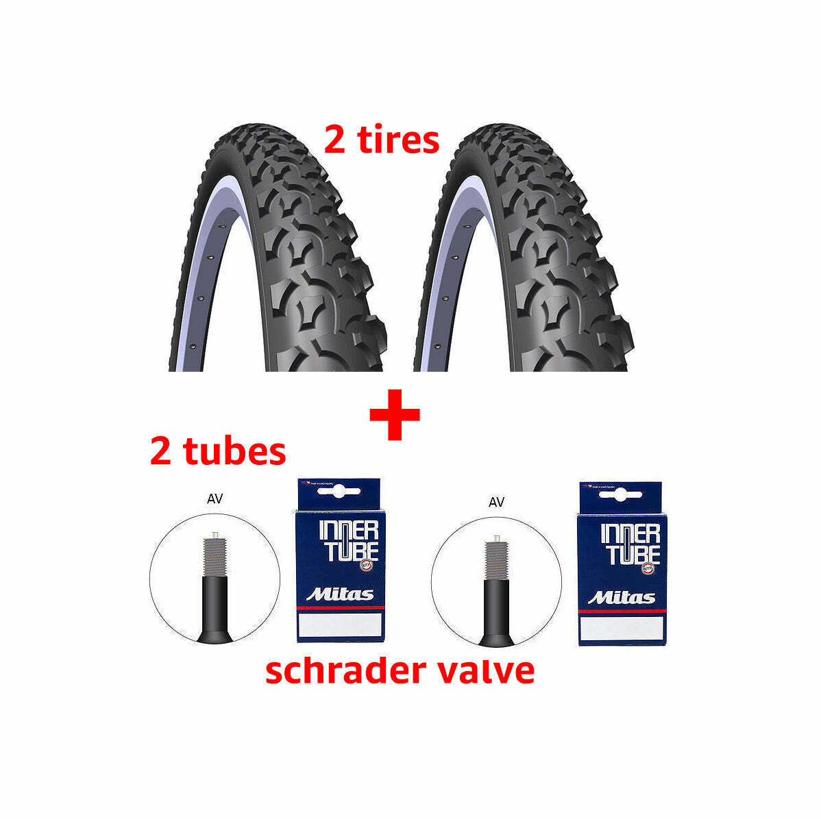 Mitas MTB V36 RAPID 26 x 2.00 Classic Bicycle Tire Mountain Bike