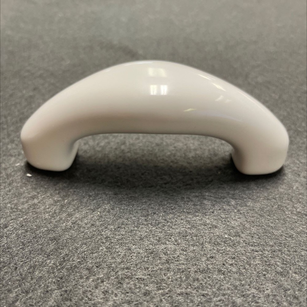3" Tapered White Ceramic Pull