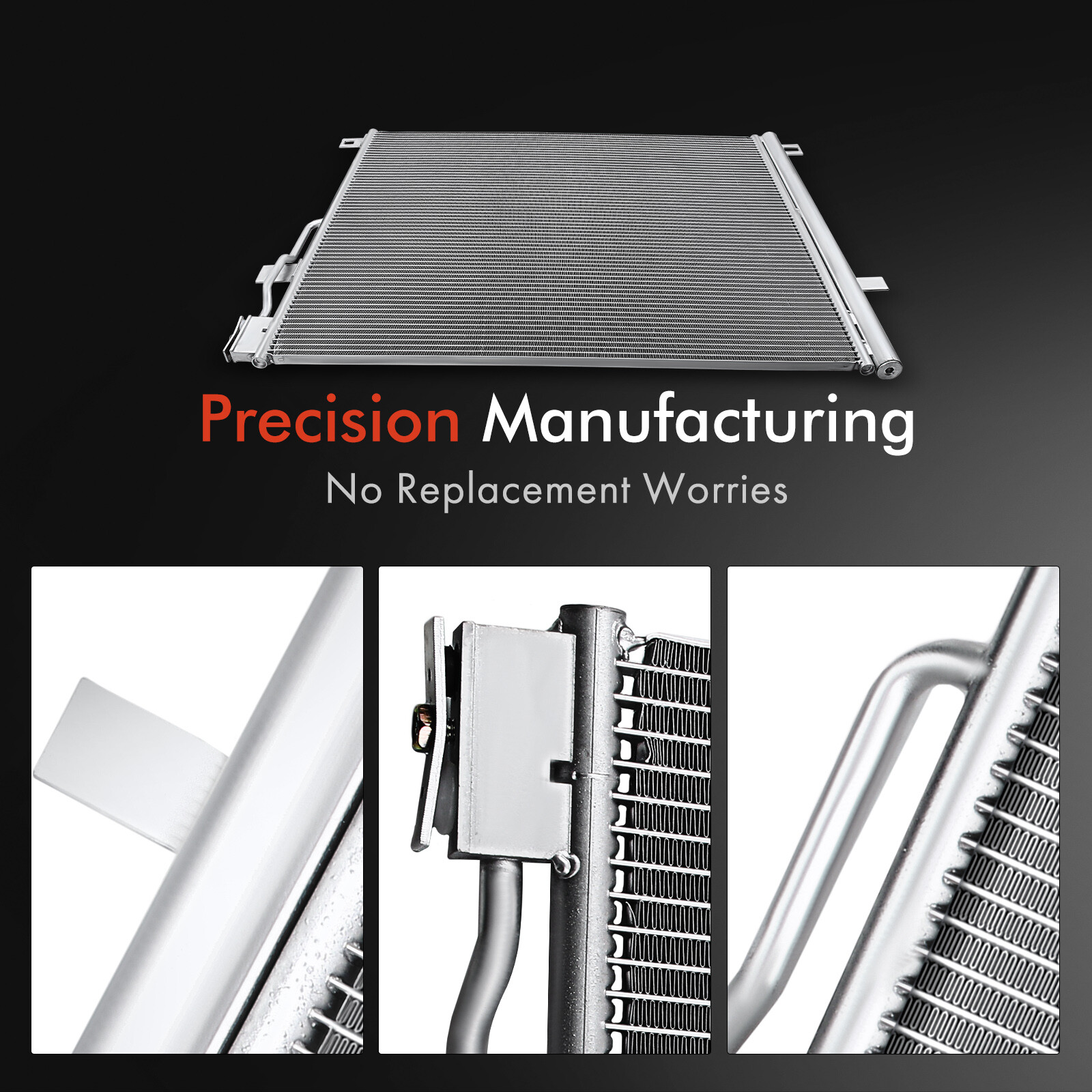 A/C Condenser for Chevrolet Traverse 2018-2021 Buick Enclave 2018-2021 V6 3.6L