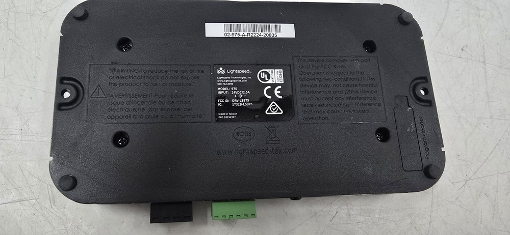 Lightspeed 975 Audio System - TESTED - EB-19869