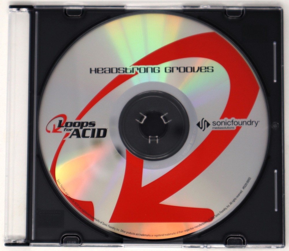 Sonic Foundry Headstrong Grooves Loops For Acid Sample/Sound Library/Sampling CD
