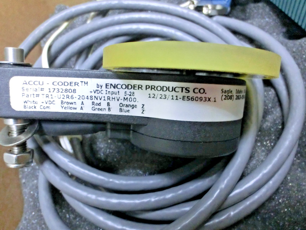 Accu-Coder TRI-212R5-2048NV1RHV-M00 Encoder+Altech PS-S1005+Grantech DB15F,+9689