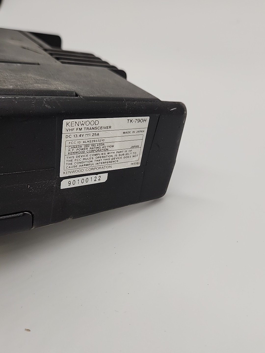 Kenwood TK-790H - Transceiver And Control Head Working Used