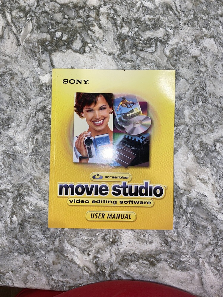 Sony Screenblast Movie Studio Video Editing Software User Manual