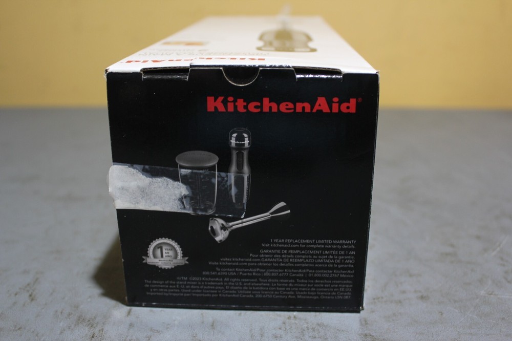 KitchenAid 2-Speed Hand Blender - Onyx Black (KHB1231OB)