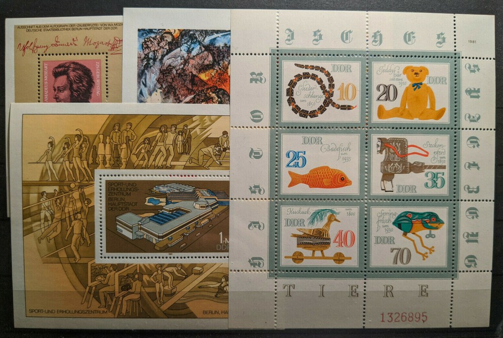 East Germany / DDR 1981 Complete Year Set MNH