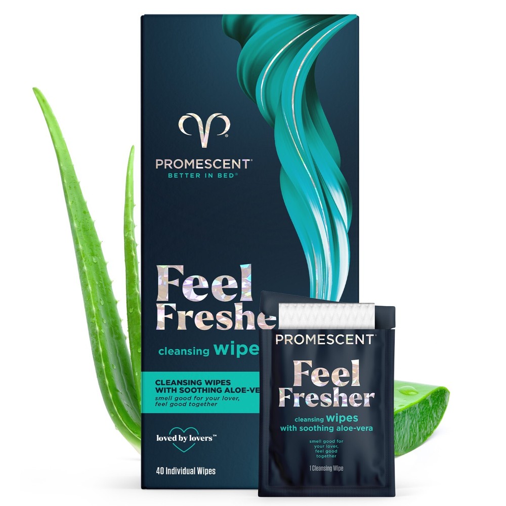 Promescent Delay Wipes Sex Delayed Ejaculation (5 Pack) & Flushable Wet Wipes