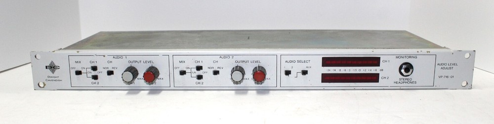 DWIGHT CAVENDISH VP-716-01 AUDIO LEVEL ADJUST & MIXER #1