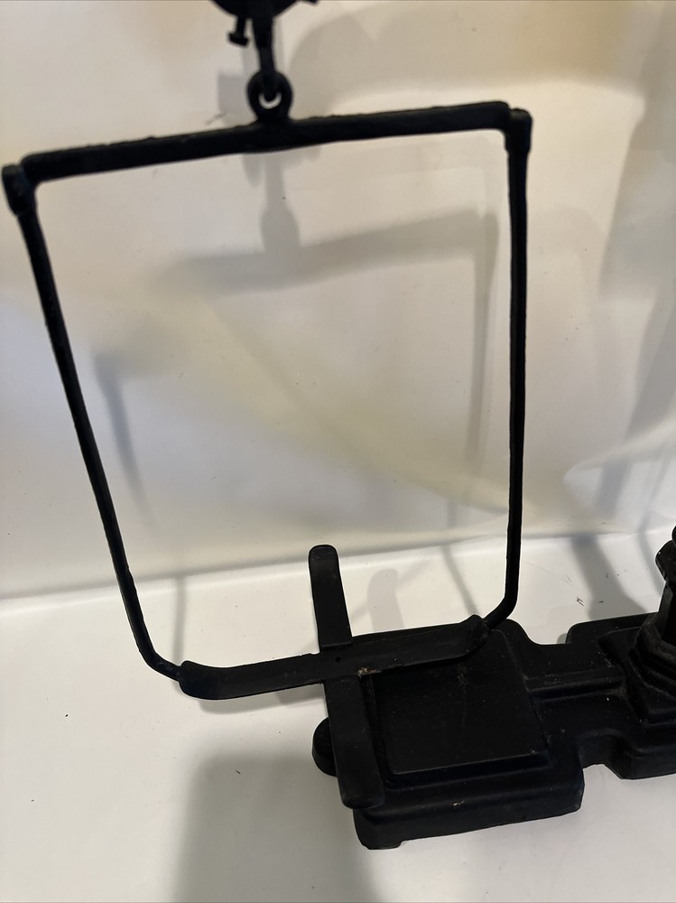 Black Decorative Antique Iron Balance Scale