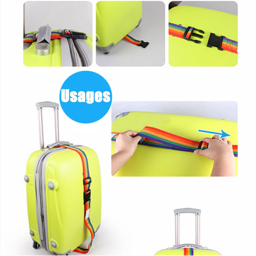 2/4 Pack High Quality 78inch Luggage Suitcase Strap Belt Baggage Backpack