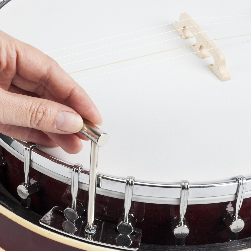 US High Quality Closed Back 6-String Resonator Guitar Banjo 6-string Banjo