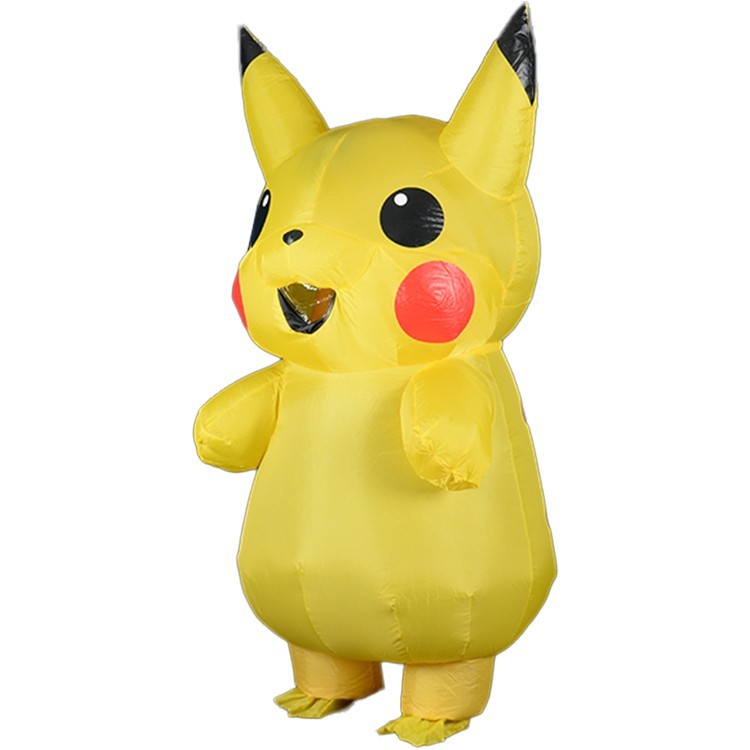 Pikachu Inflatable Costume Mascot Funny Adult fit 140-175cm Party Cosplay Outfit