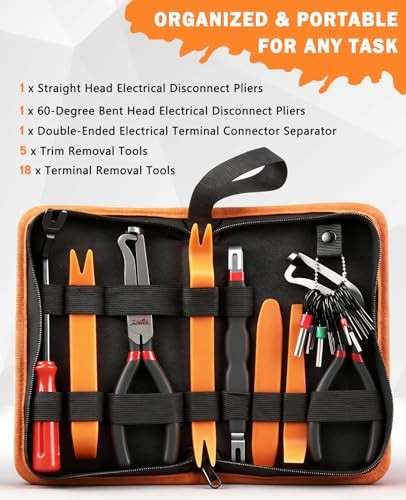 26-in-1 Electrical Disconnect Pliers - 3PCS Electrical Connector Removal Tool
