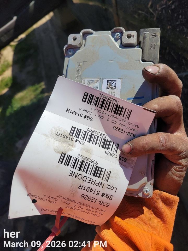 REAR CONTROL PANEL OEM 20-23 FORD EXPLORER 1YR WRNTY