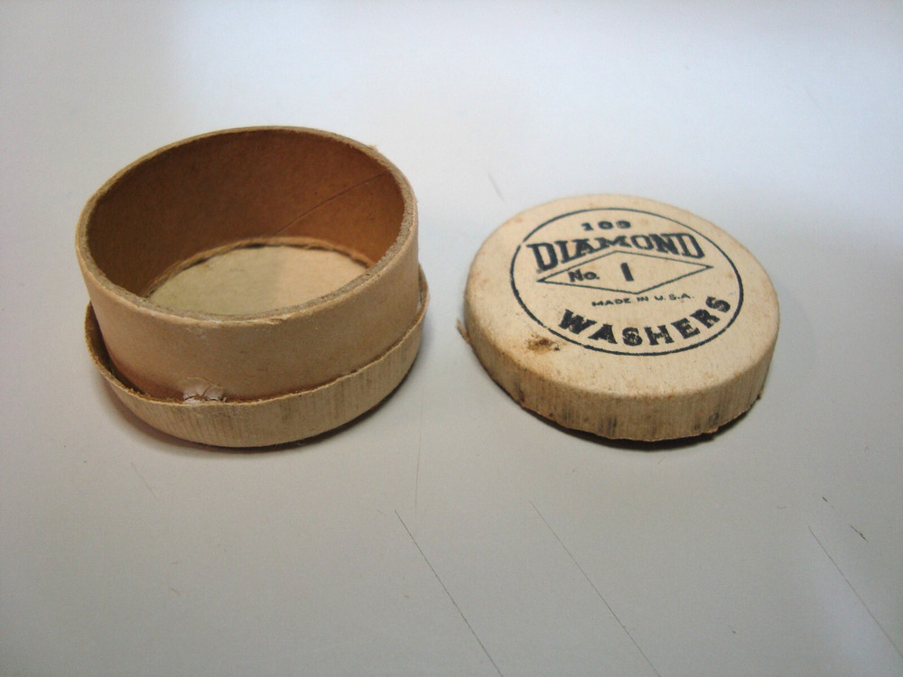 Diamond No. 1 Washers, Vintage, Empty Box, Probably from 1950's (1075Cc)