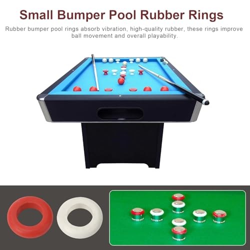 Bumper Pool Table Rubber Rings, Small Rubber Rings for Bumper Pool Table