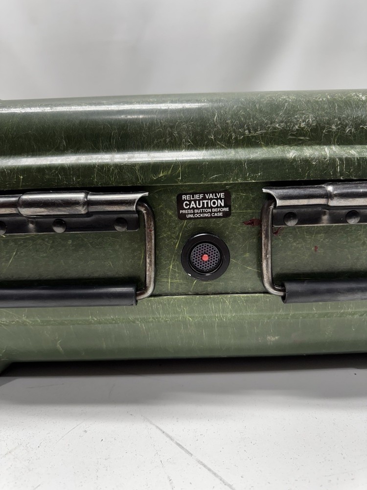 Rackmount 03U x24 General Dynamics Slide Out Composite Rack ShockMount Hard Case