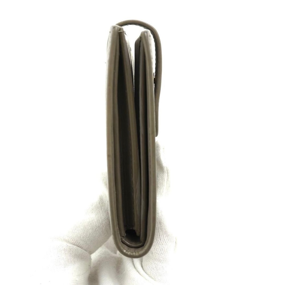 CELINE Mini Wallet Strap Wallet Folded Beige From Japan