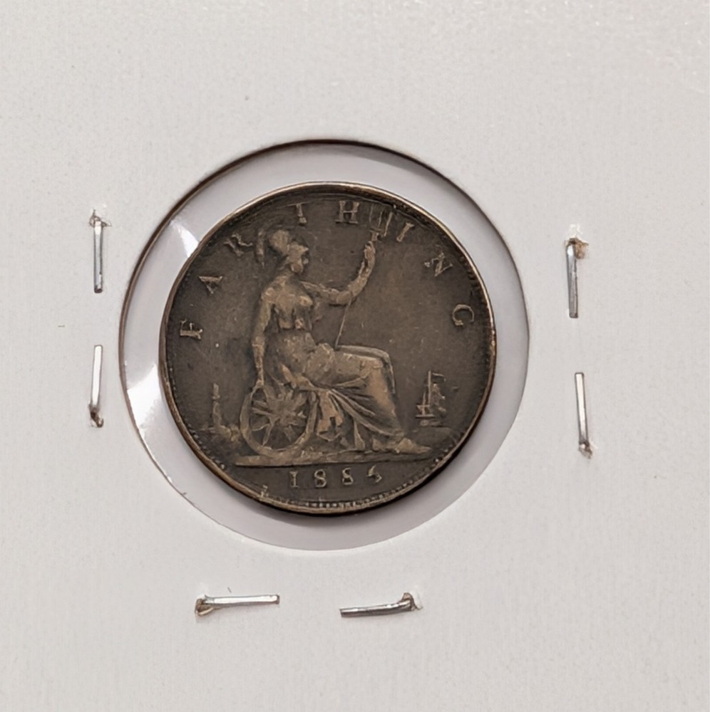 1886- Great Britain Farthing KM#753