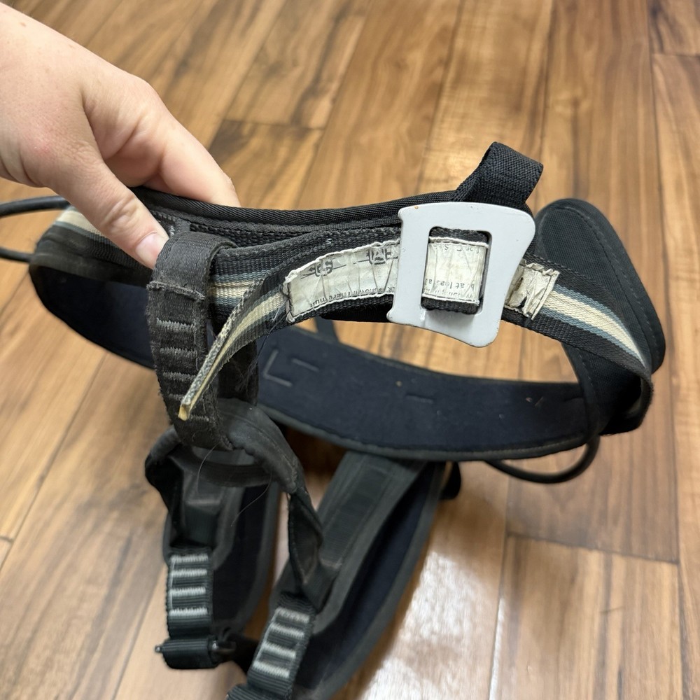 Vintage Arcteryx Climbing Harness Adjustable Black Size Large