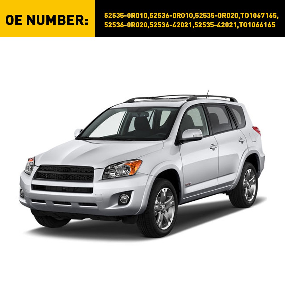 For RAV4 Bumper 2006-2012 Bracket Retainer Front Pair Beam Mount Support 2PCS