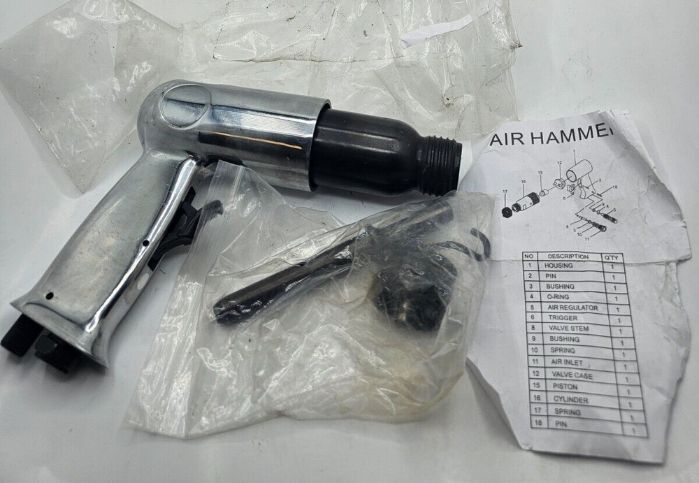 Air Impact Hammer Assembly  with Air Regulator