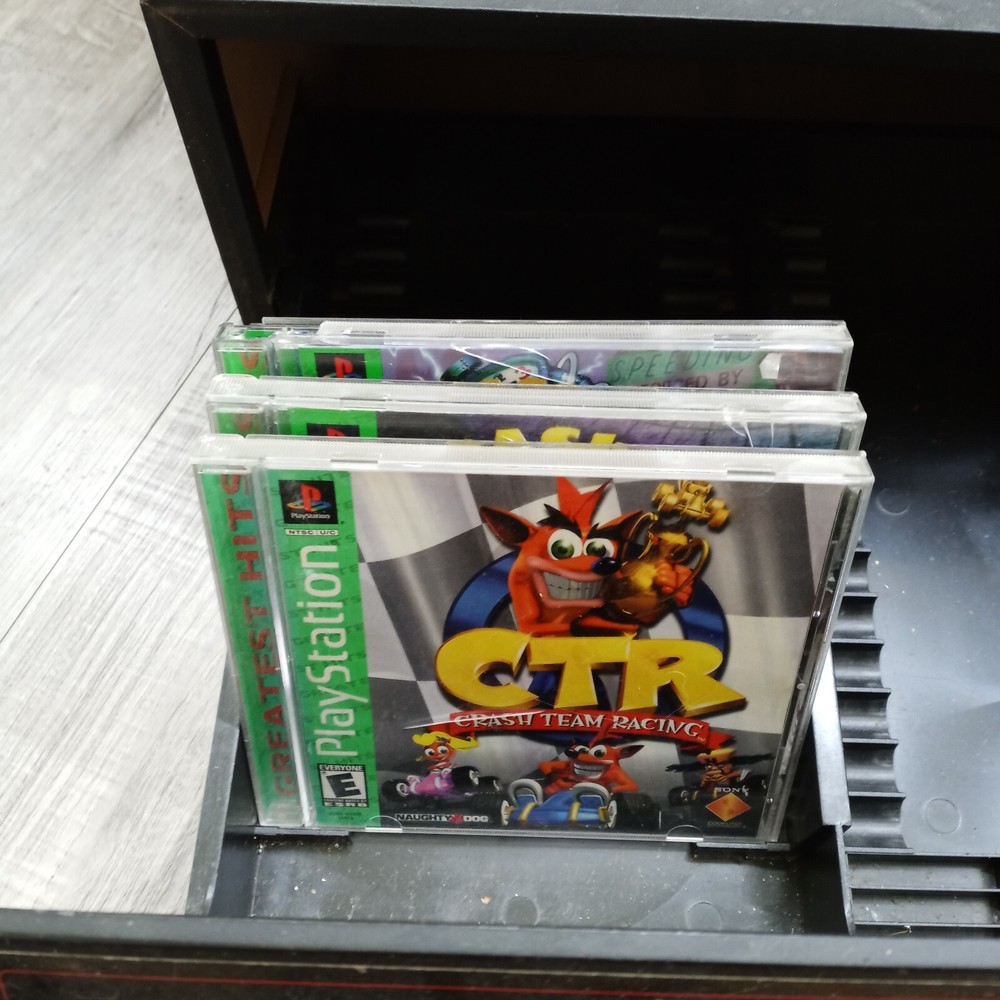 Video Matic (1997) CD / PS1 Storage Unit W/Insert Tray